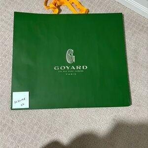 Goyard Green Shopping Bag